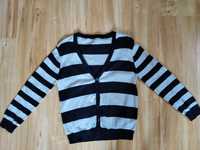Sweter chłopięcy zapinany140-146