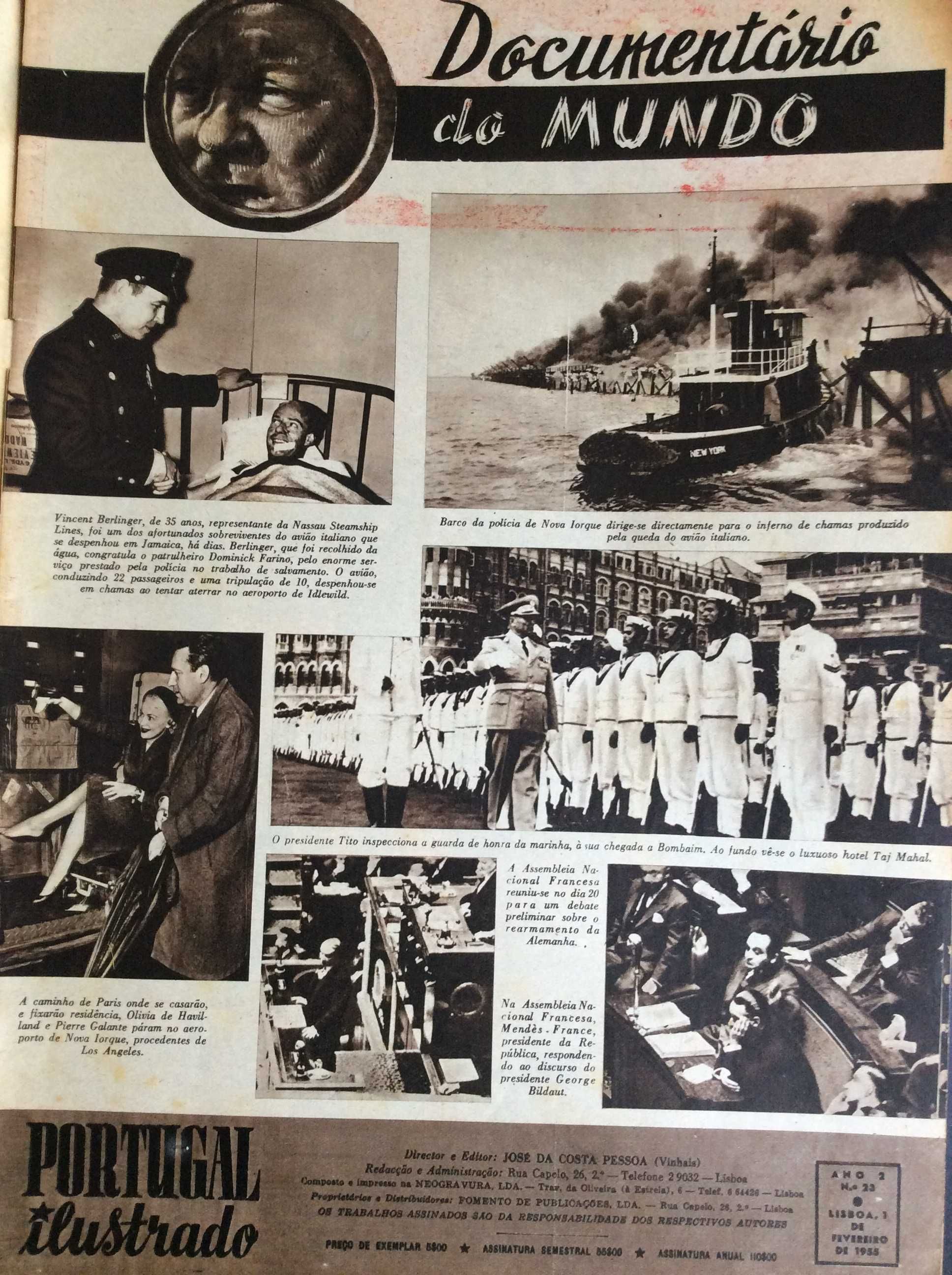 Portugal ilustrado.  Atualidades, document. acontecimentos... 1955