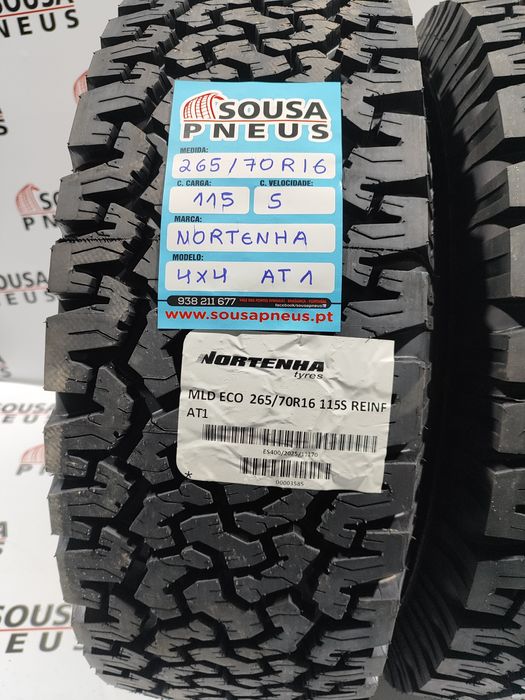 2 pneus novos nortenha 265-70R16 115S - Oferta dos Portes