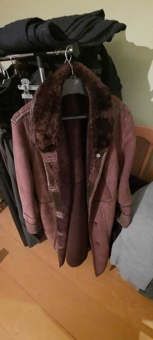 Kożuch damski długi 100% skóra naturalna sprzedam