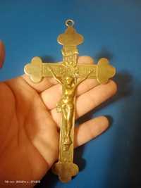 Великий натільний латунний хрест