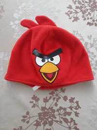 Czapka angry birds h&m czerwona r.110-116 okazja ciepła