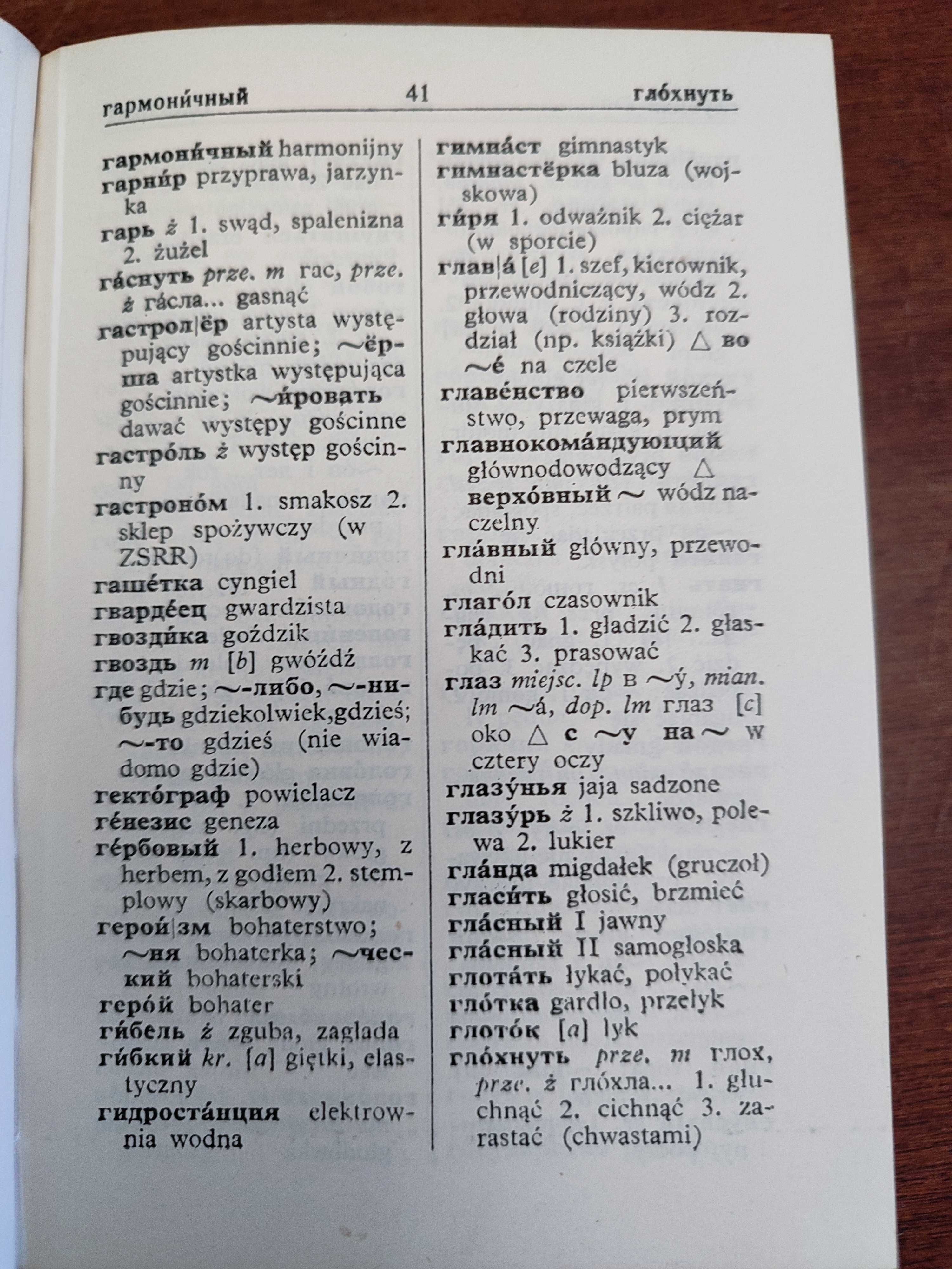 Русско - польский, польско - русский словарь