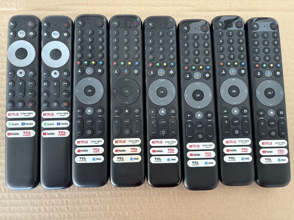 Piloty TCL smart android tv
