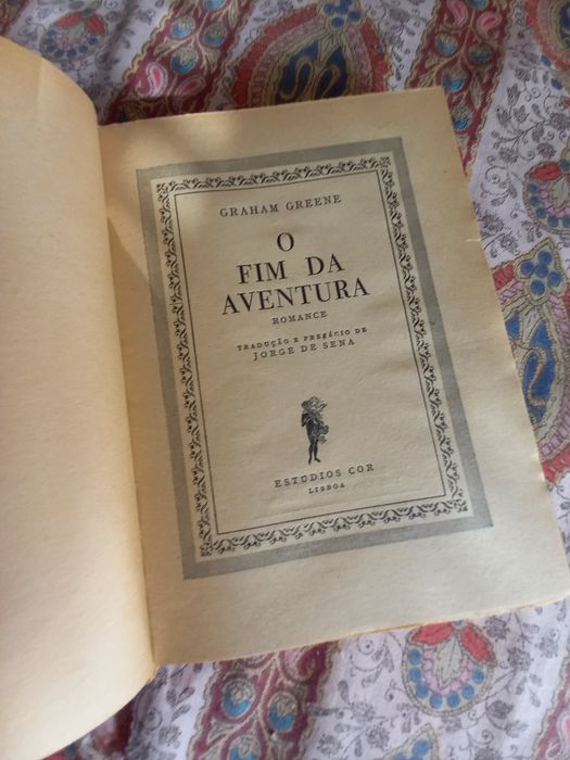 Romance de Graham Green tradução e Prefácio de Jorge de Sena