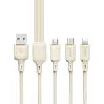 Kabel 3w1 Dudao L7se Usb-c - Usb-c / Lightning / micro Usb 66w 1.2m -