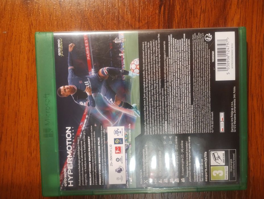 Gra FIFA 22 na Xbox series x