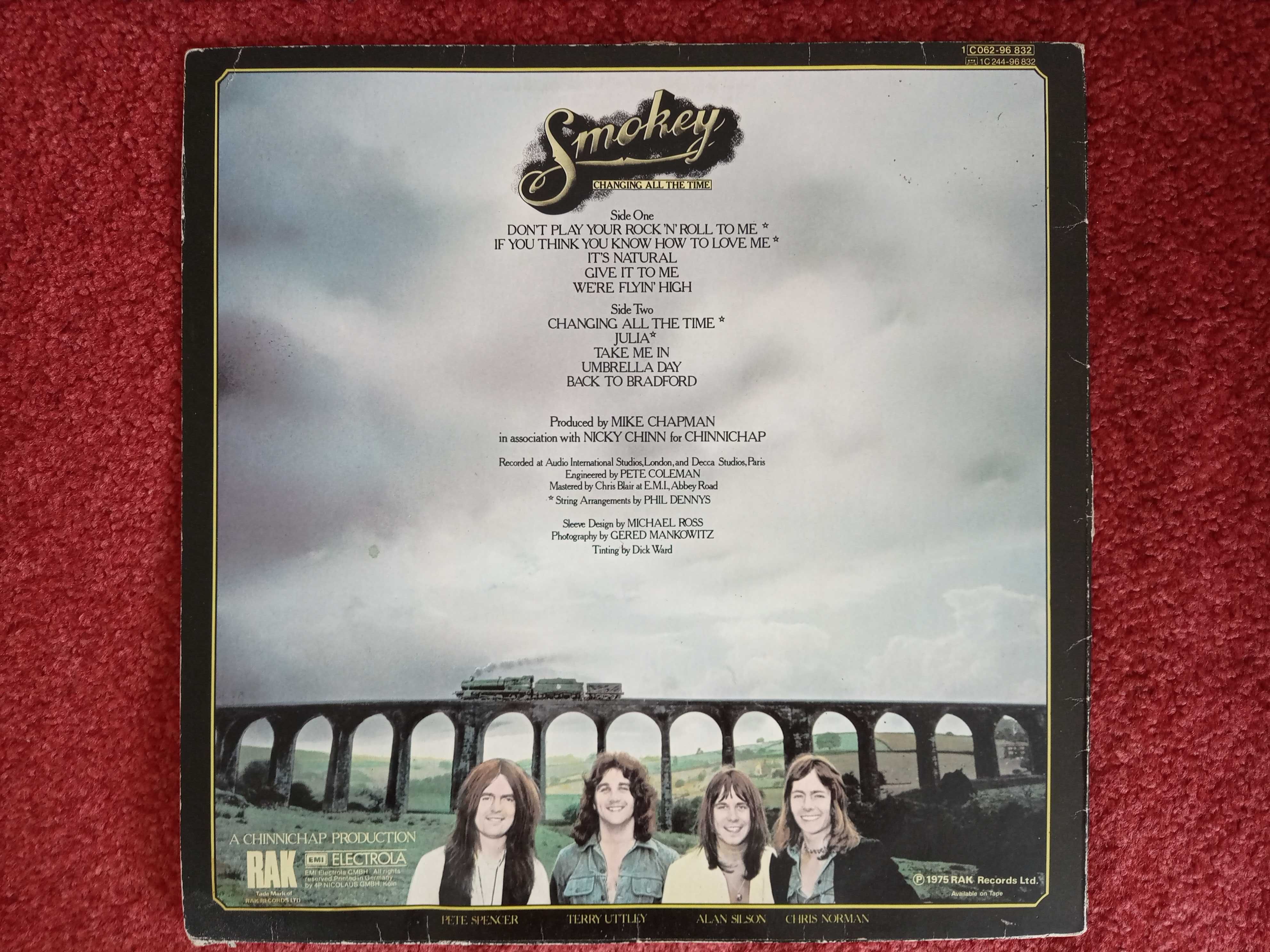 LP винил SMOKIE - Changing All the Time, Midnight Cafe, Montreux Album