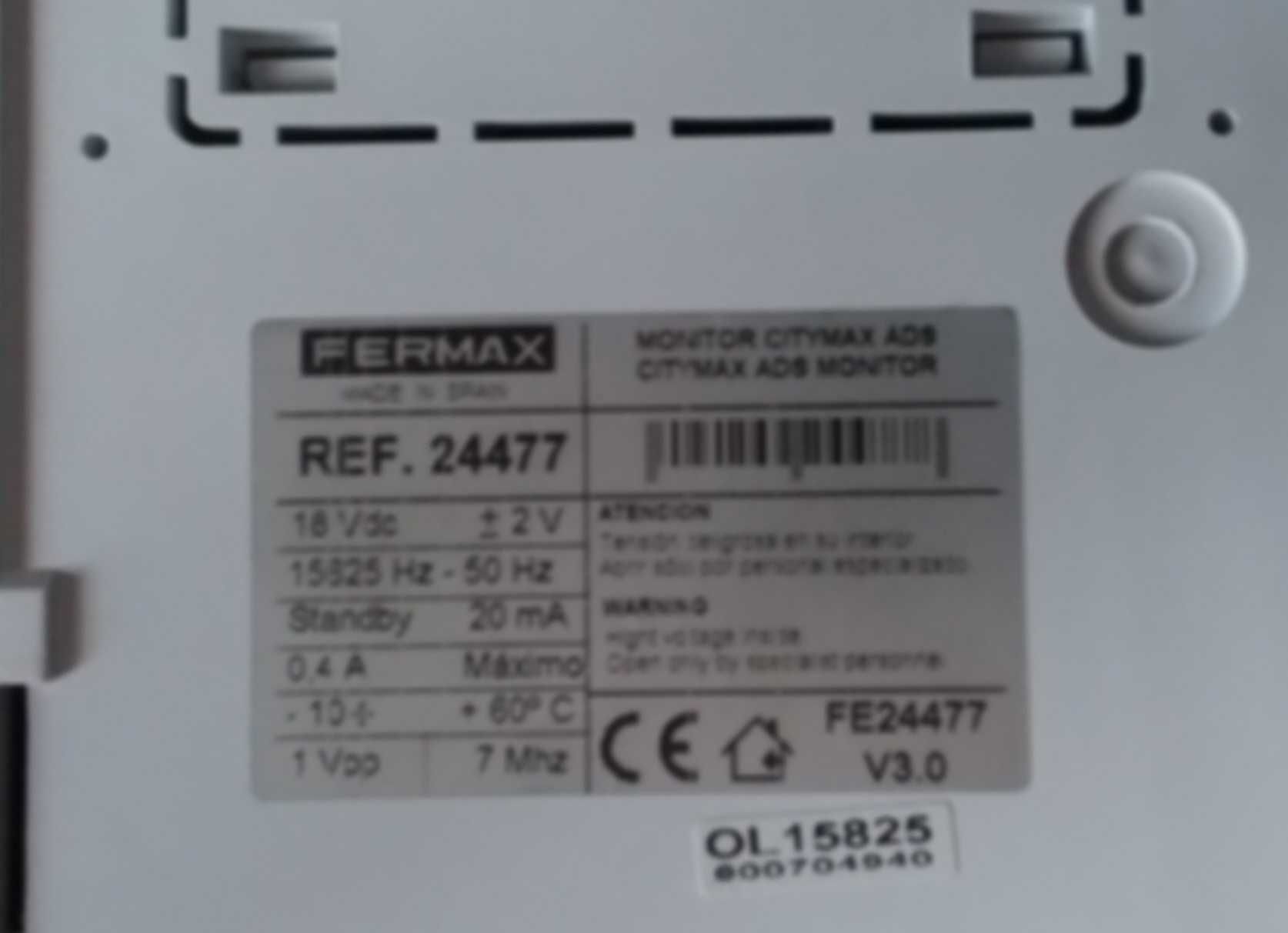 Fermax monitor cityMax