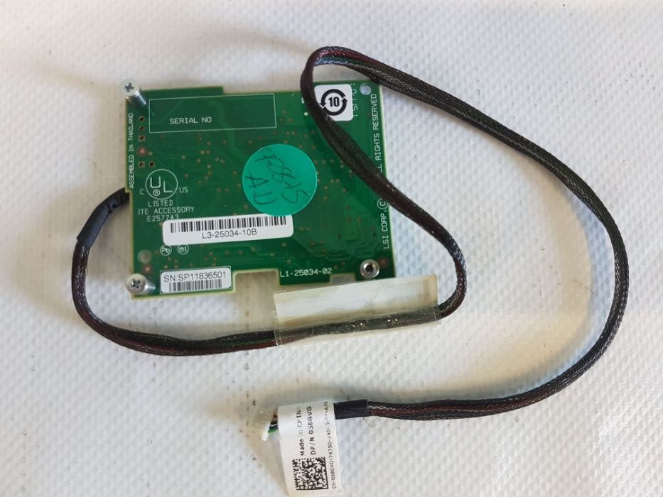 Плата LSI Battery Backup Unit BBU7 Interface Card L1-25034-02