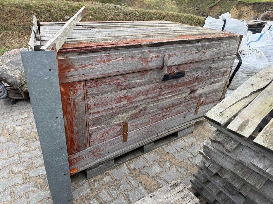 Toaleta WC drewniana KIBEL wychodek || Warta