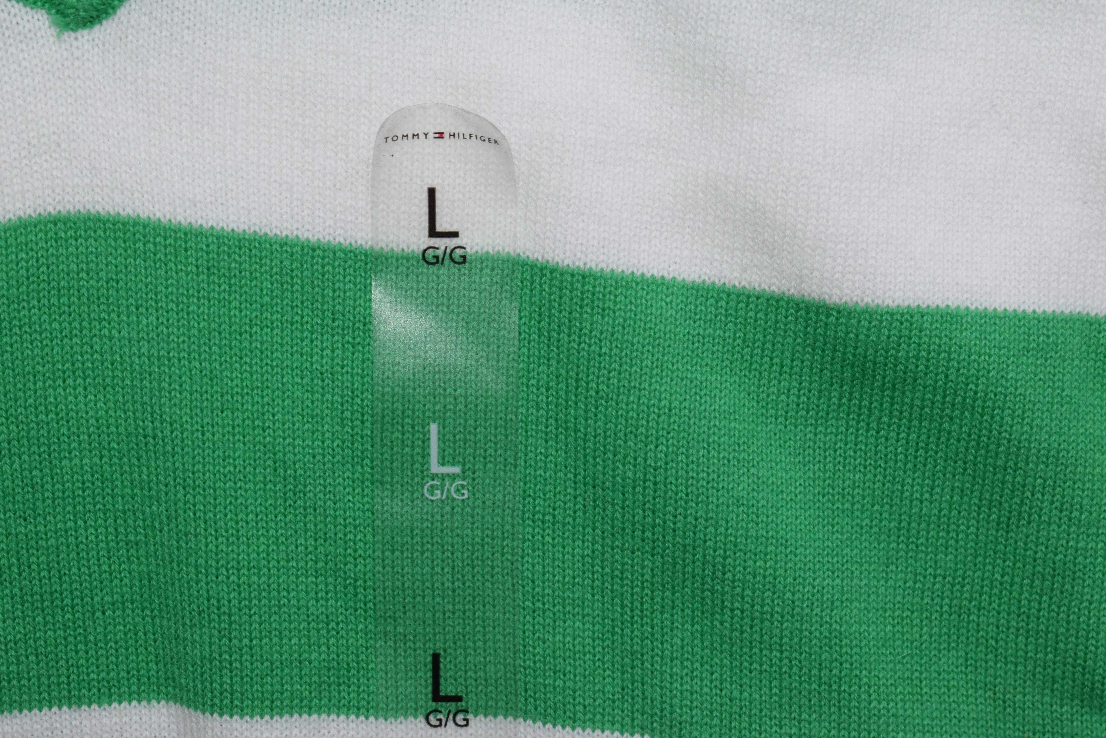 Tommy Hilfiger L nowy cienki sweter z USA