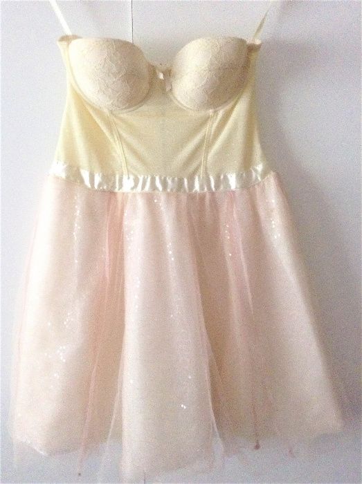 Vestido cerimónia rosa ASOS