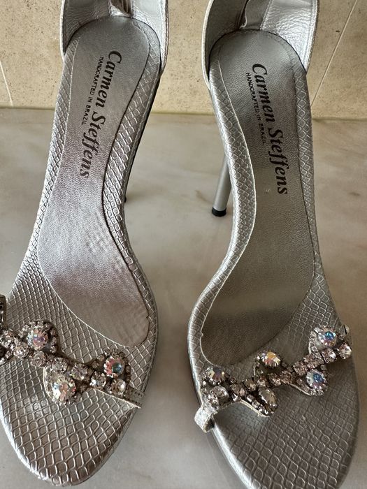 Sandálias salto alto Carmen Steffens