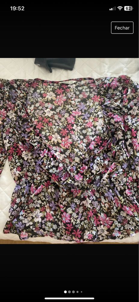 Túnica com flores