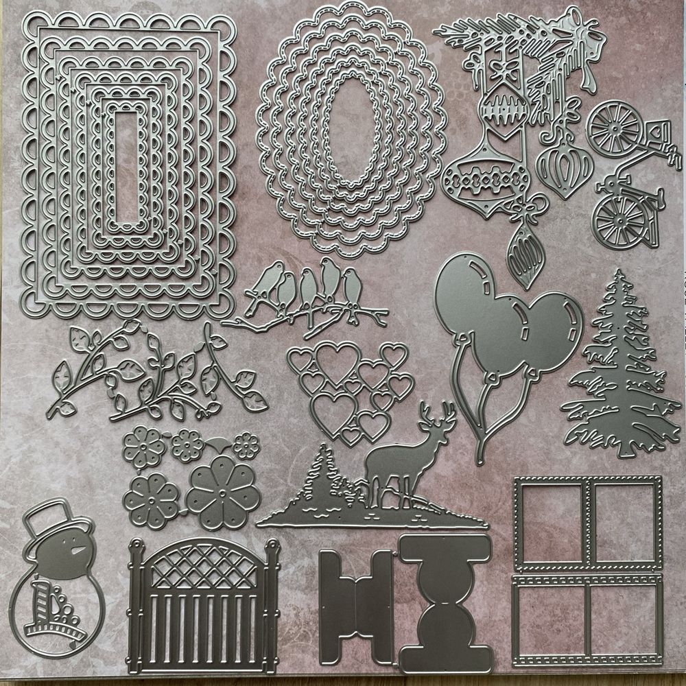 Wykrojnik świąteczny szopka scrapbooking