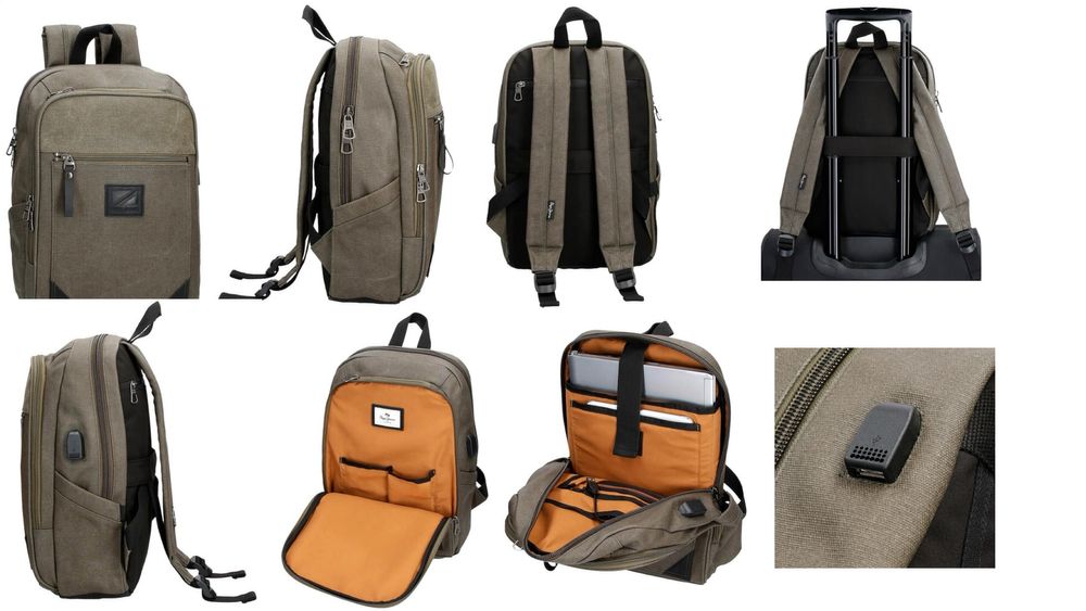 Mochila para Portátil 13.3” Pepe Jeans BARKSTON Castanha