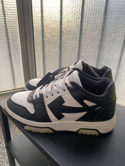 Tênis off white, preto e branco