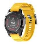 Pasek Garmin 26 mm żółty do GARMIN Fenix 8 5X 3HR 5X Plus 6X 6X Pro 7X