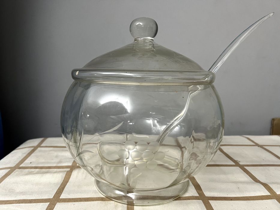 Tigela de ponche com 12 copos / Tigela de salada de fruta