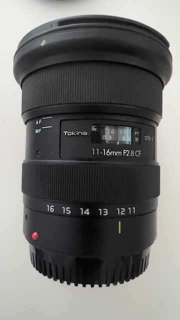 Objetiva Grande Angular: TOKINA atx-i 11-16mm PLUS f/2.8 CF Canon EF