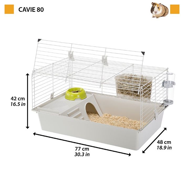 Gaiola NOVA Rabbit Life 100 Para Roedores  Ferplast PROMO