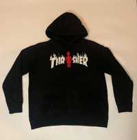 Thrasher X Girl hoodie black