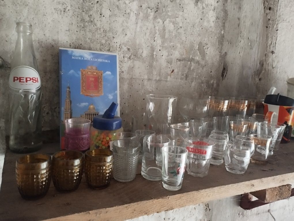 Mix staroci PRL vintage retro porcelana szkło antyki kryształy