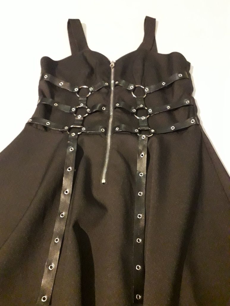 Goth metal, gotycka sukienka rozmiar S/M