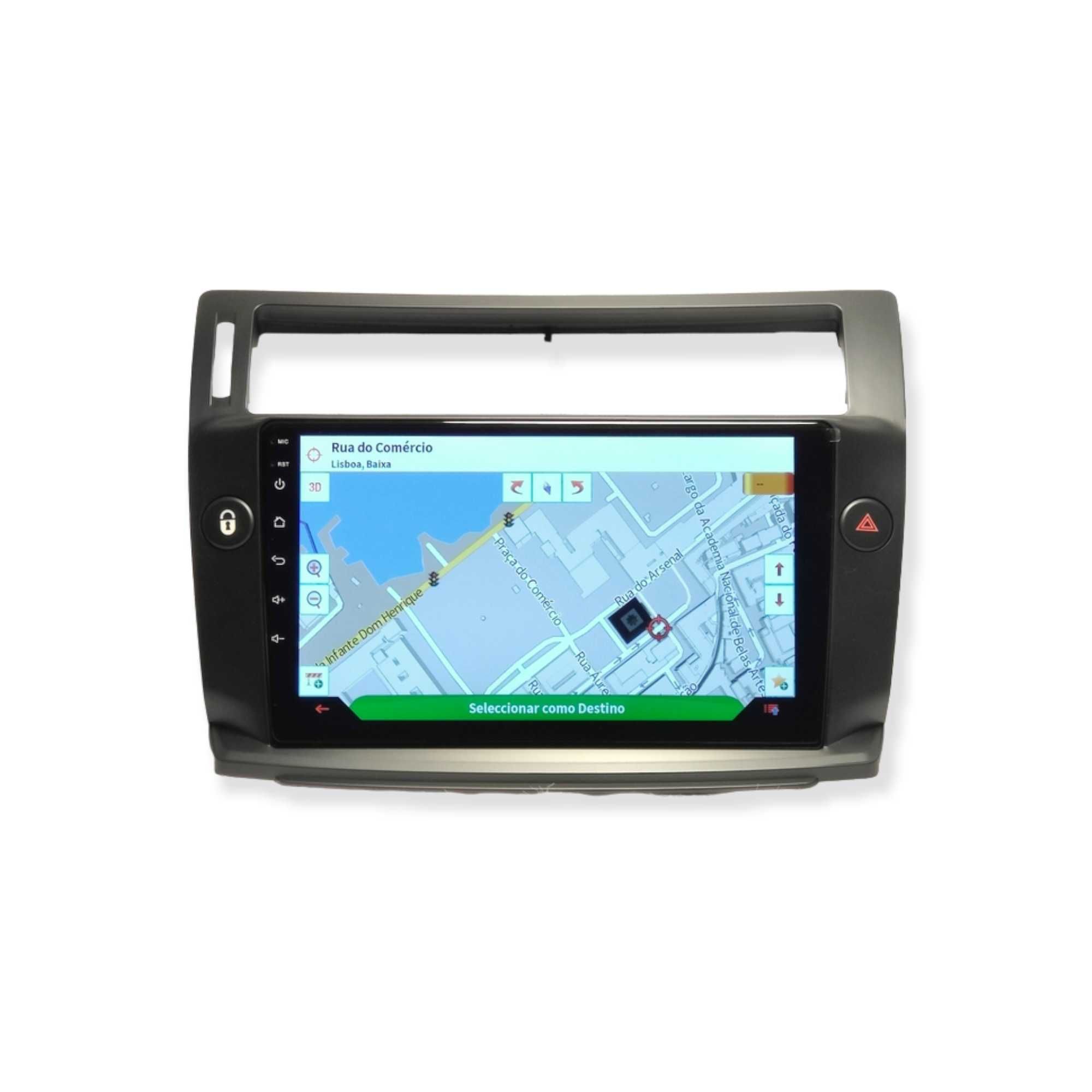 Rádio Citroen C4  - Android 11 – 2 DIN GPS WIFI - Preto