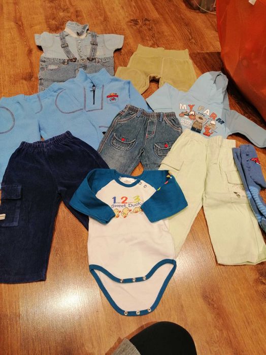 Ubranka dla chłopca Paka ubrań paczka