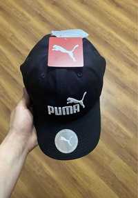 Кепка Puma Logo Орігінал чоловіча чорна коттон