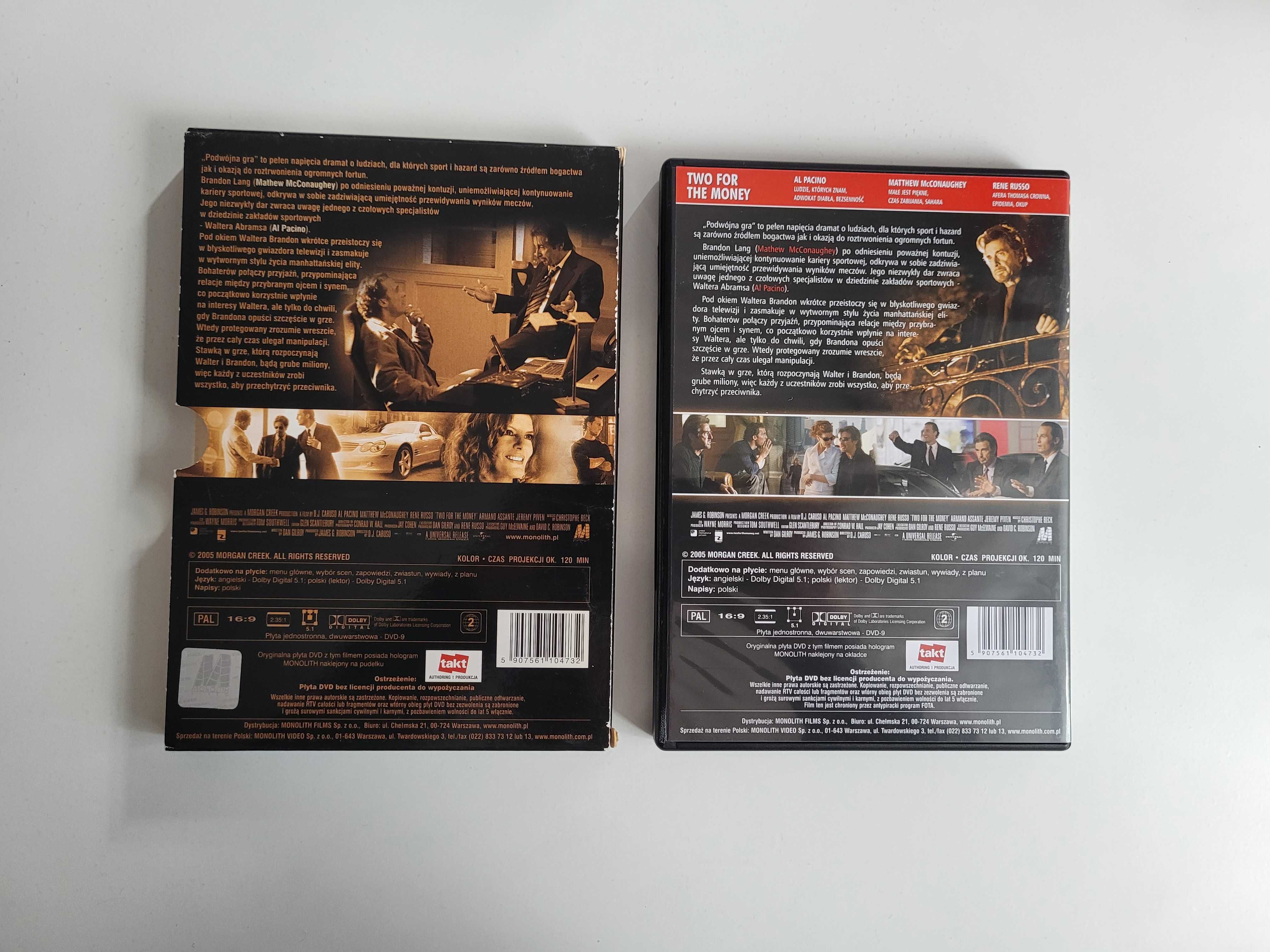 Film DVD Podwójna Gra