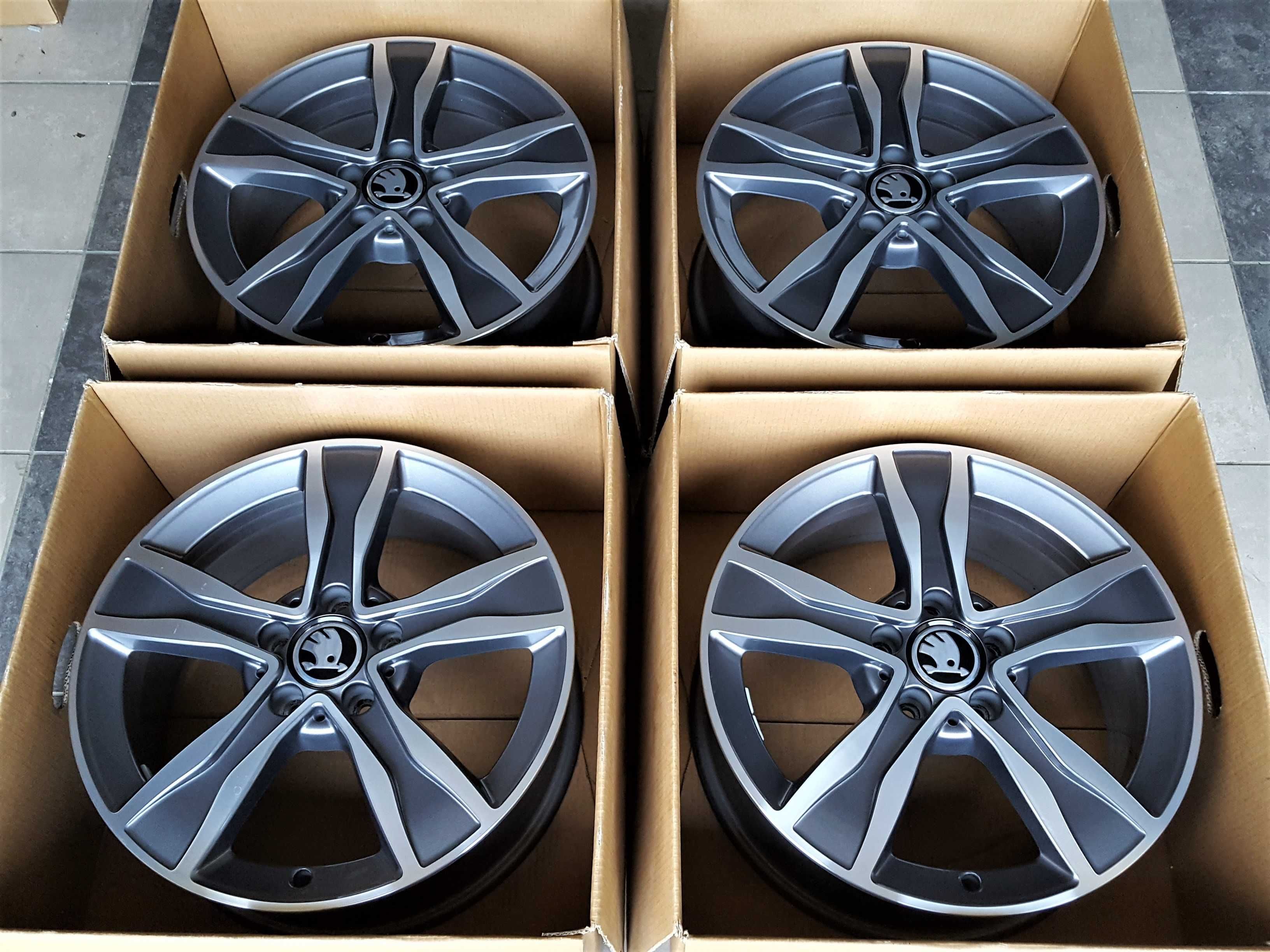 Alufelgi 17 5x112 Skoda Octavia Kodiaq Superb Yeti Karoq ! 467#