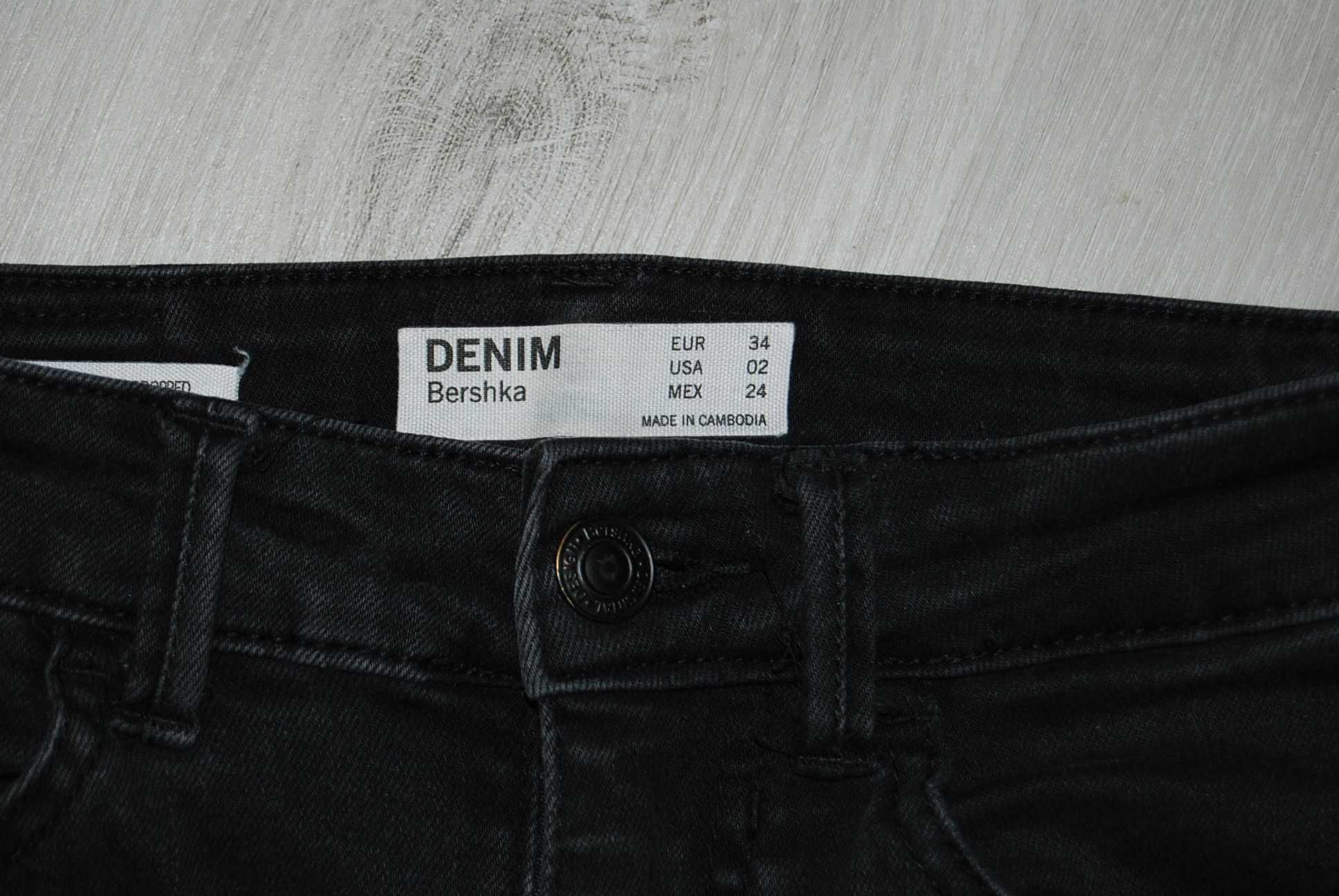 spodnie rurki jeans BERSHA rozm. xs,34