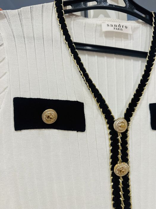 Сукня Sandro Paris біла оригінал