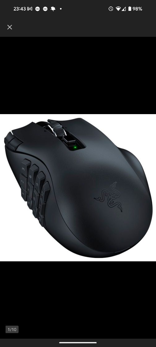 Myszka bezprzewodowa Razer Naga V2 HyperSpeed Sensor Optyczny BT USB 2