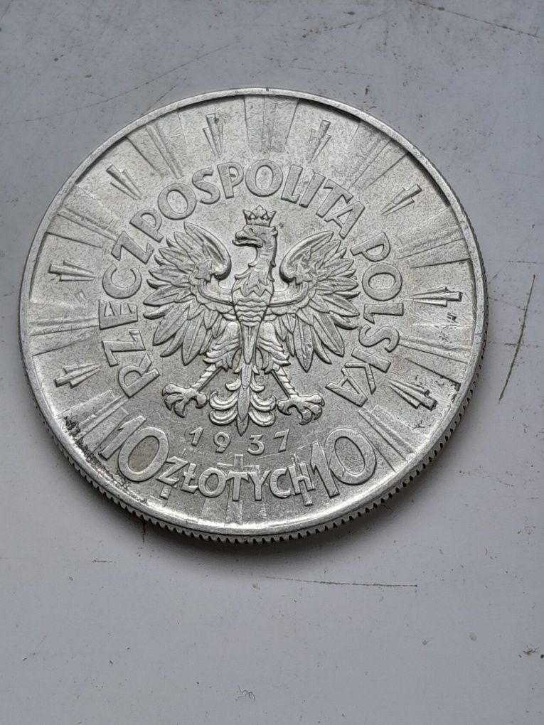10 zł 1937r. Piłsudski