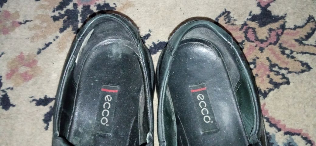 Туфли ecco кожа в хорошем состоянии