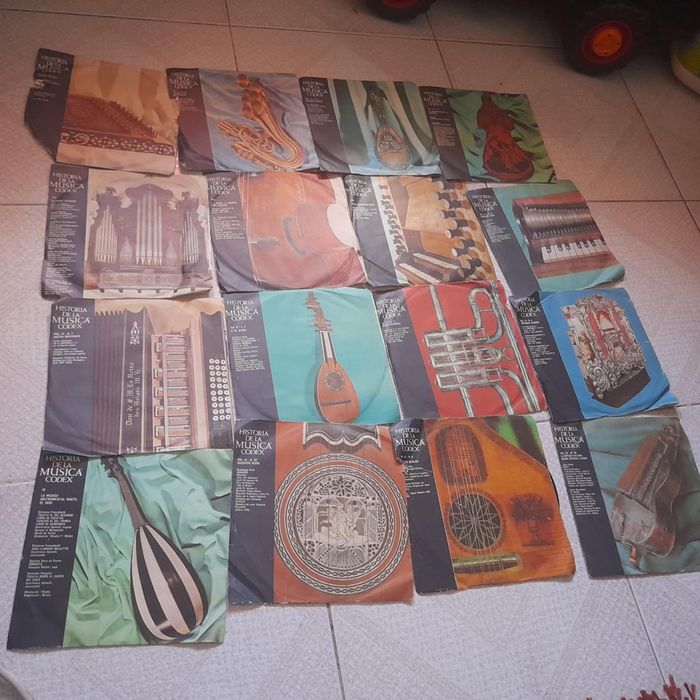 Lote de discos de vinil pequenos