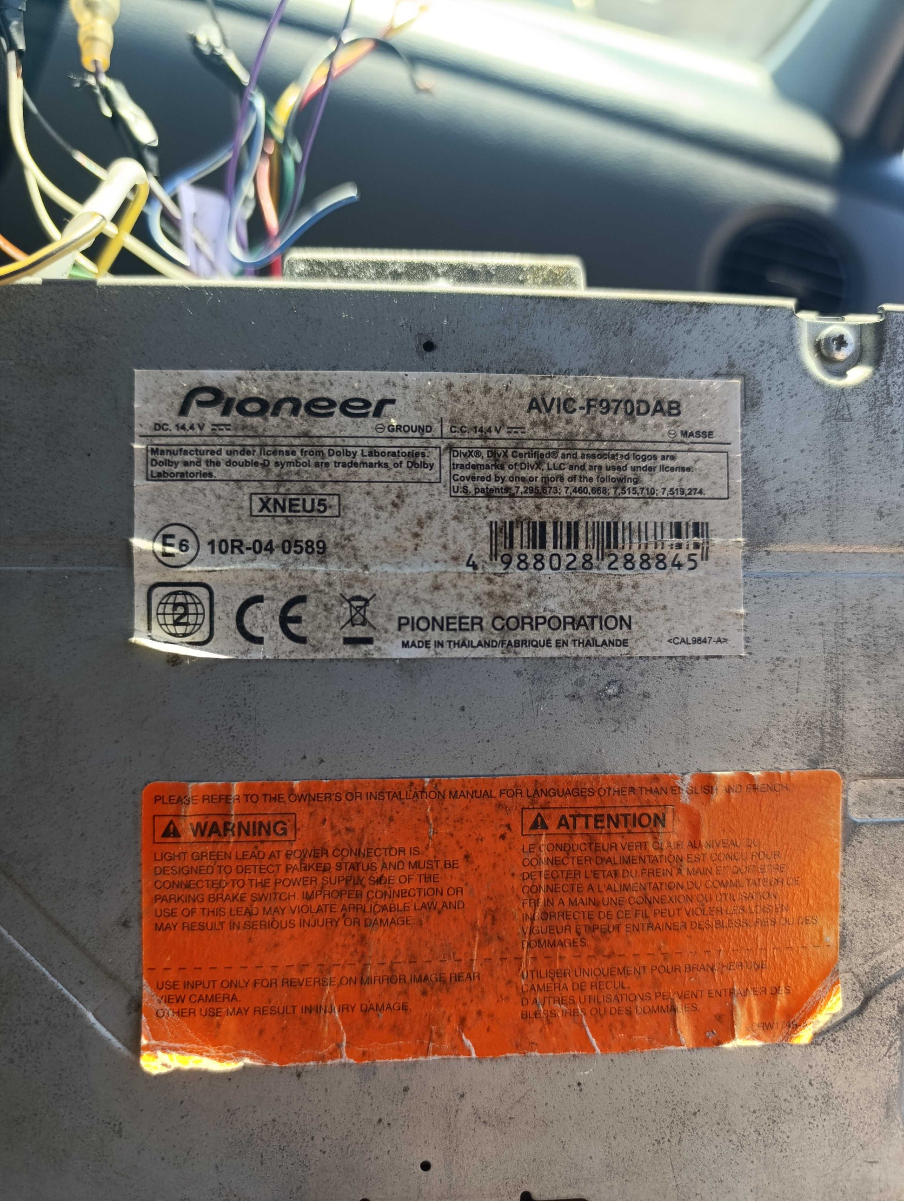 Pioneer avic f970dab