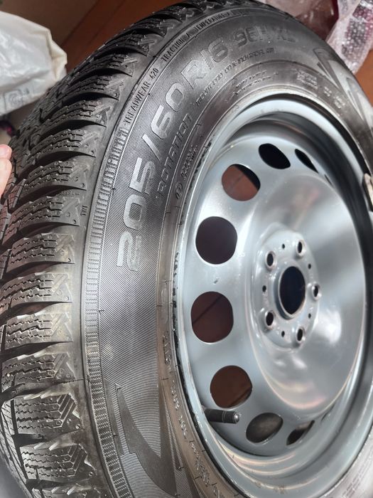 Колесо запаска докатка r16 205 60 skoda volkswagen