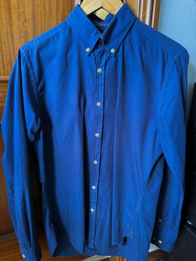 Camisa Cortfiel azul escura S