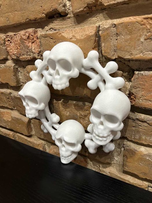 Dekoracja 3D Halloween Edycja Limitowana Czaszki Świat Magii 3D