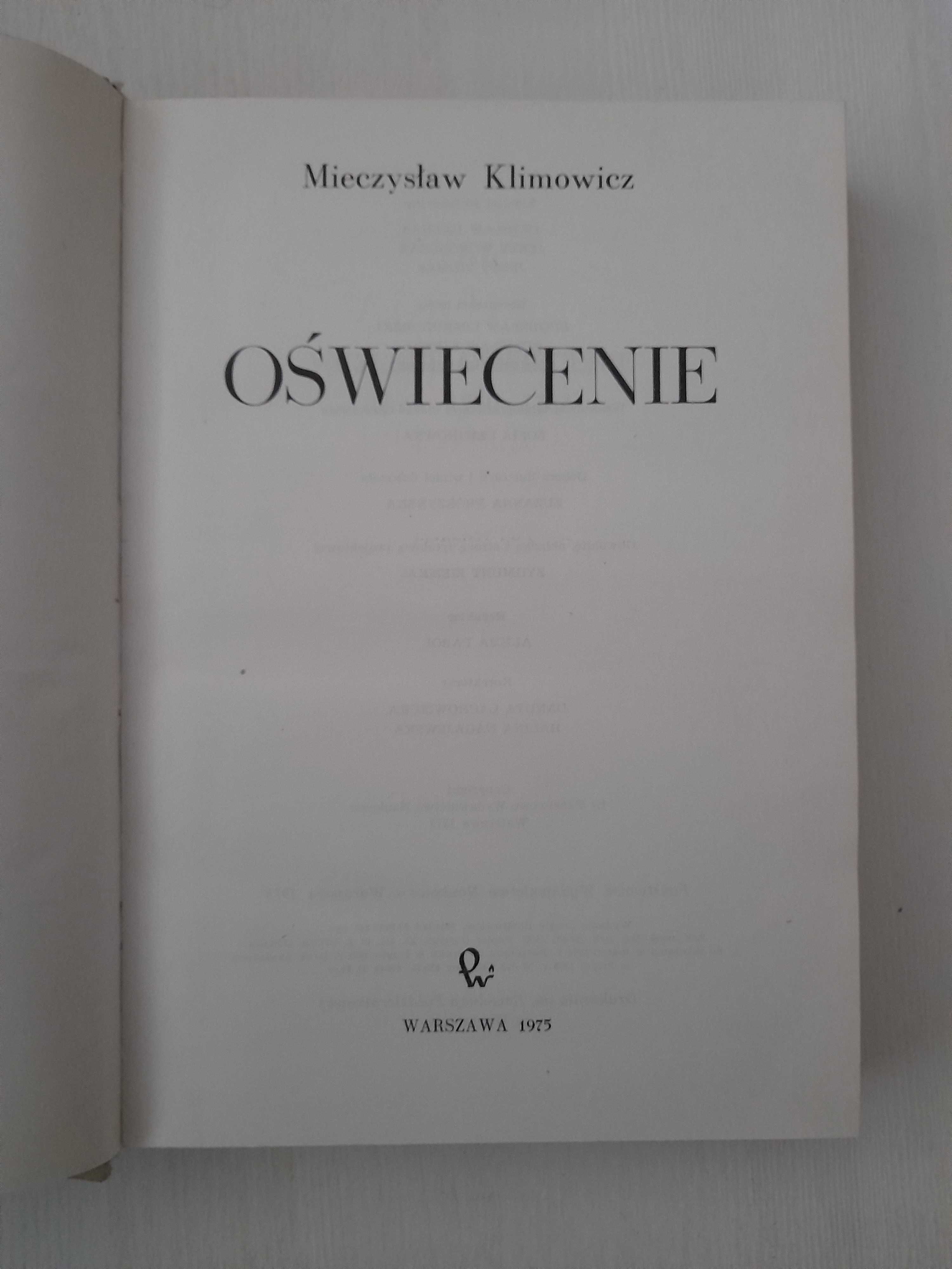 Oświecenie Mieczysław Klimowicz