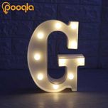 Świecące litery LED litery światła alfabet literka ,,G''