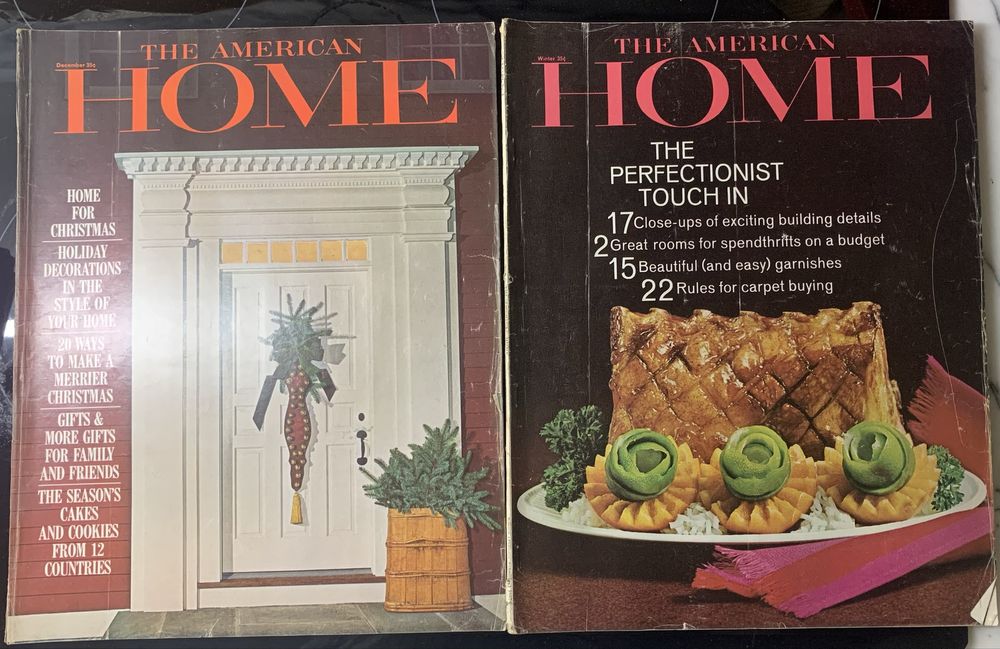 Revistas american home anos 60