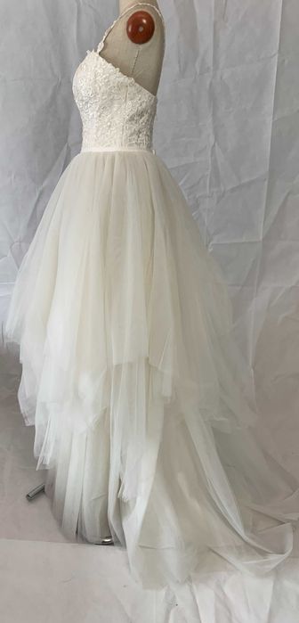 Bajkowa nowa suknia ślubna 40 księżniczka princessa ivory ramiączka