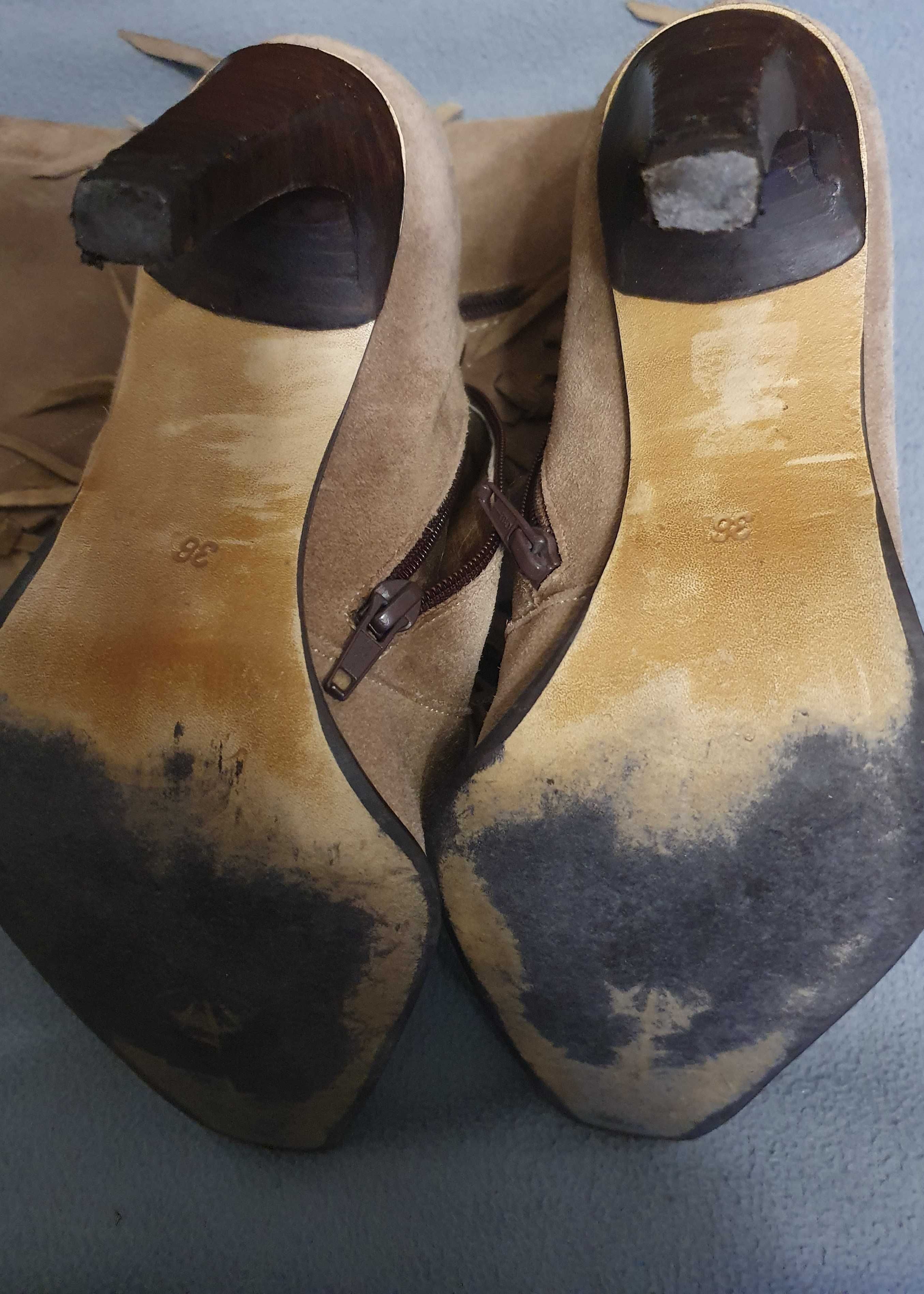 Botas em pele para Mulher