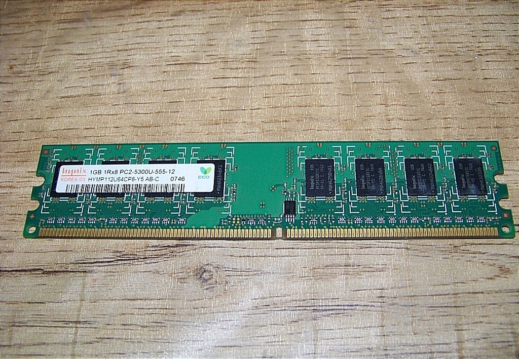 Ram Hynix 1GB 2Rx8 PC2-5300U-555-12